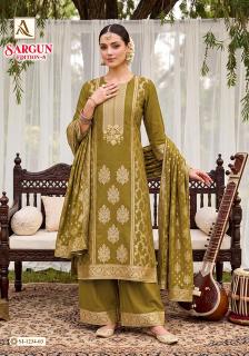 Alok suit sargun-8 dress material wholesalers in ahmedabad